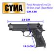 PISTOLA REPLICA M9/92F CYMA ELECTRICO