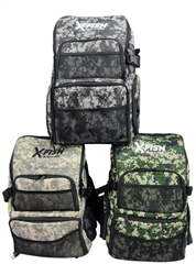 MOCHILA DOBLE PISO INDEPENDIENTE CAMUFLADA - COLOR ARENA